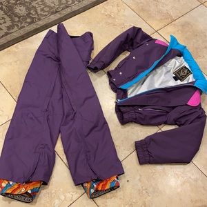 Sun Valley  Ski Jacket& Pants Vintage 2 pic set size S/XS
